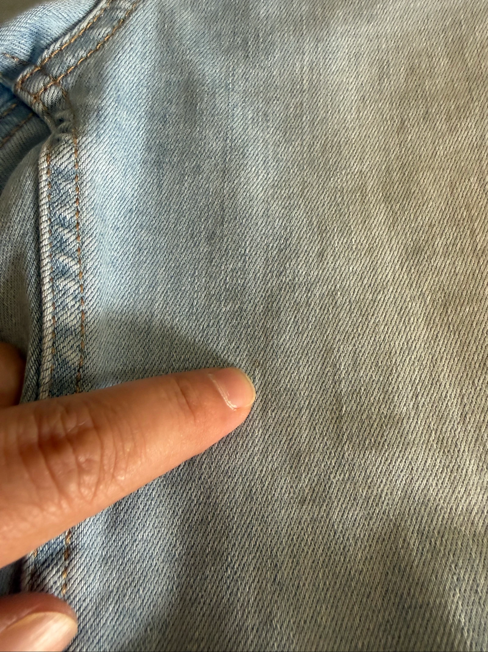 Short Jean Boss Orange Femme W25 Bleu Clair Coupe Slim Effiloché Stretch – photo 8